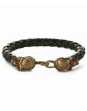 Darrahopens Occasions > Costumes > Costumes & Accessories Jeweled Pirate Skull Leather Costume Bracelet
