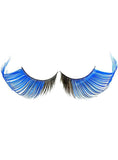 Darrahopens Occasions > Costumes > Costumes & Accessories Jumbo Blue and Black Winged False Eyelashes