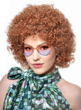 Darrahopens Occasions > Costumes > Costumes & Accessories Light Auburn Brown Unisex Adults 70s Disco Afro Costume Wig