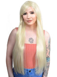 Darrahopens Occasions > Costumes > Costumes & Accessories Lilly Light Blonde Womens Long Straight Costume Wig