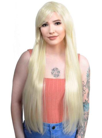 Darrahopens Occasions > Costumes > Costumes & Accessories Lilly Light Blonde Womens Long Straight Costume Wig