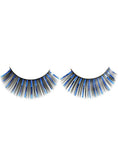 Darrahopens Occasions > Costumes > Costumes & Accessories Long Black and Blue Tinsel False Eyelashes