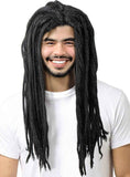 Darrahopens Occasions > Costumes > Costumes & Accessories Long Black Rasta Mens Dreadlocks Costume Wig