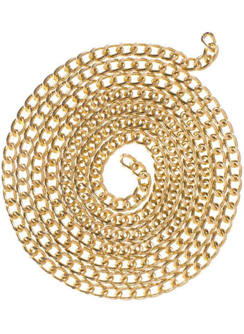 Darrahopens Occasions > Costumes > Costumes & Accessories Long Gold Open End Single Strand Costume Chain