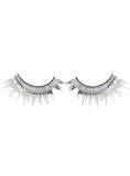 Darrahopens Occasions > Costumes > Costumes & Accessories Long Metallic Silver Tinsel False Eyelashes
