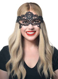 Darrahopens Occasions > Costumes > Costumes & Accessories Luxe Black Lace Tie On Womens Masquerade Mask