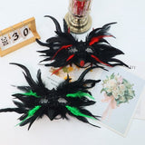 Darrahopens Occasions > Costumes > Costumes & Accessories Mask - New for Halloween - Gothic Style - Mask with Decorative Feather Lace - Devil's Horn Mask - Role-playing Prop