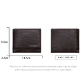 Darrahopens Occasions > Costumes > Costumes & Accessories Men's Bifold Embossed PU Wallet, Multi-Card Slots, Dual-Zipper Coin Pocket with ID Window, Business Casual Short Billfold (Black)