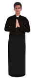 Darrahopens Occasions > Costumes > Costumes & Accessories Men's PRIEST Father Costume Religious Halloween Robe Church Collar Vicar Preacher