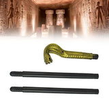 Darrahopens Occasions > Costumes > Costumes & Accessories Mystical Pharaoh Accessory Ancient Egyptian Style Staff Scepter Costume Accessory Prop for Halloween Dress Up Parties Golden Snake Head In Australia - Darrahopens