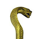 Darrahopens Occasions > Costumes > Costumes & Accessories Mystical Pharaoh Accessory Ancient Egyptian Style Staff Scepter Costume Accessory Prop for Halloween Dress Up Parties Golden Snake Head In Australia - Darrahopens