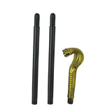 Darrahopens Occasions > Costumes > Costumes & Accessories Mystical Pharaoh Accessory Ancient Egyptian Style Staff Scepter Costume Accessory Prop for Halloween Dress Up Parties Golden Snake Head In Australia - Darrahopens