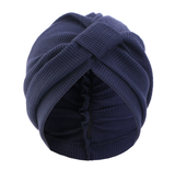 Darrahopens Occasions > Costumes > Costumes & Accessories Navy Blue 3 Pack Women's Cotton Waffle Knit Turban Headwrap - Thickened Indian Style Beanie Cap - One Size Fits All for Australian Daily Wear