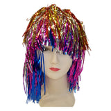 Darrahopens Occasions > Costumes > Costumes & Accessories Party tinsel wig-assorted colour - Blue