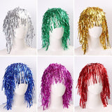 Darrahopens Occasions > Costumes > Costumes & Accessories Party tinsel wig-assorted colour - Blue