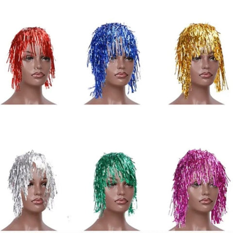 Darrahopens Occasions > Costumes > Costumes & Accessories Party tinsel wig-assorted colour - Green