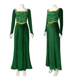 Darrahopens Occasions > Costumes > Costumes & Accessories Princess Fiona Dress Halloween Masquerade Green Dress, Party Costume Role Play for Adult S