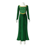 Darrahopens Occasions > Costumes > Costumes & Accessories Princess Fiona Dress Halloween Masquerade Green Dress, Party Costume Role Play for Adult S