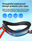 Darrahopens Occasions > Costumes > Costumes & Accessories Red Swimming Goggles Mirrored Anti-Fog UV Protection Waterproof HD Silicone Seal Swim Glasses for Men Women Training
