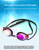 Darrahopens Occasions > Costumes > Costumes & Accessories Red Swimming Goggles Mirrored Anti-Fog UV Protection Waterproof HD Silicone Seal Swim Glasses for Men Women Training