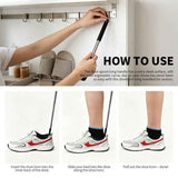Darrahopens Occasions > Costumes > Costumes & Accessories Retractable Stainless Steel Long Handle Shoe Horn, Portable No-Bend Shoe Helper for Elderly Pregnant Kids