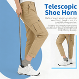 Darrahopens Occasions > Costumes > Costumes & Accessories Retractable Stainless Steel Long Handle Shoe Horn, Portable No-Bend Shoe Helper for Elderly Pregnant Kids