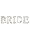 Darrahopens Occasions > Costumes > Costumes & Accessories Rhinestone and Faux Pearl Hens Night BRIDE Letter Set