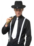 Darrahopens Occasions > Costumes > Costumes & Accessories Roaring 20s White Gangster Costume Suspenders