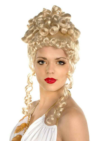 Darrahopens Occasions > Costumes > Costumes & Accessories Roman Empress Womens Golden Blonde Costume Wig