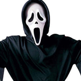 Darrahopens Occasions > Costumes > Costumes & Accessories Scream Ghostface Black Halloween Scary Costume, Men, Adult Size Halloween Masquerade Costume S