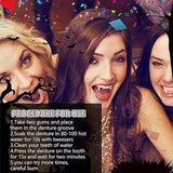 Darrahopens Occasions > Costumes > Costumes & Accessories Set of 4 pairs of vampire teeth - 4 sizes - Halloween cosplay vampire teeth - Includes 5g teeth gum - Great for cosplay at parties - Halloween - Demon - Witch