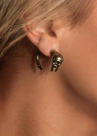 Darrahopens Occasions > Costumes > Costumes & Accessories Skull and Tail Fake Plug Fashion Earring
