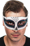 Darrahopens Occasions > Costumes > Costumes & Accessories Spider Eyes Day of the Dead Red and Blue Masquerade Mask