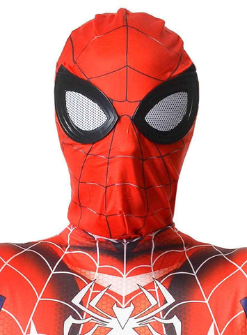 Darrahopens Occasions > Costumes > Costumes & Accessories Spider Hero Mens Red and Black Costume Mask