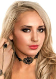 Darrahopens Occasions > Costumes > Costumes & Accessories Spiderweb Halloween Choker Necklace