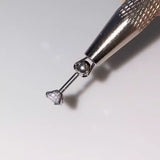 Darrahopens Occasions > Costumes > Costumes & Accessories Stainless Steel Earring Wearer Helper - 4-Prong Grabber Tool , Ear Stud Threaded Ball Fixed Aid (6CM)