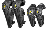 Darrahopens Occasions > Costumes > Costumes & Accessories SULAITE CE Level 1 Certified 4 Piece Motorcycle Protective Gear Set Silver Knee Pads and Elbow Guards Long Shin Armour Quick Release for Motocross Dirt Bike