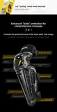 Darrahopens Occasions > Costumes > Costumes & Accessories SULAITE Motorcycle Elbow Guards Long Forearm Protectors Grey Hard Shell Armour Quick Release Adjustable for Motocross Dirt Bike