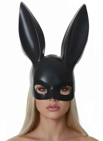 Darrahopens Occasions > Costumes > Costumes & Accessories Sultry Black Bunny Half Mask Costume Accessory