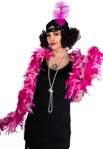 Darrahopens Occasions > Costumes > Costumes & Accessories Two Tone Pink Feather Boa Costume Accessory