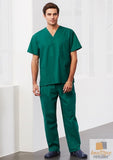Darrahopens Occasions > Costumes > Costumes & Accessories Unisex Classic SCRUBS CARGO PANTS Medical Nursing Vet Uniform Dental H10610 - Sage - 3XL