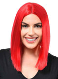 Darrahopens Occasions > Costumes > Costumes & Accessories Vibrant Red Womens Deluxe Heat Resistant Bob Costume Wig