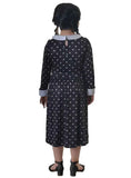 Darrahopens Occasions > Costumes > Costumes & Accessories Wednesday Addams Girls Halloween Costume and Bag
