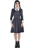 Darrahopens Occasions > Costumes > Costumes & Accessories Wednesday Addams Teen Girls Halloween Costume and Bag