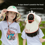 Darrahopens Occasions > Costumes > Costumes & Accessories White Kids UV Protection Sun Hat - Breathable Wide Brim Bucket Hat with Neck Flap for Summer Beach & Outdoor Play