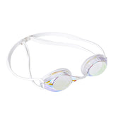 Darrahopens Occasions > Costumes > Costumes & Accessories White Swimming Goggles Mirrored Anti-Fog UV Protection Waterproof HD Silicone Seal Swim Glasses for Men Women Training Racing