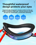 Darrahopens Occasions > Costumes > Costumes & Accessories White Swimming Goggles Mirrored Anti-Fog UV Protection Waterproof HD Silicone Seal Swim Glasses for Men Women Training Racing
