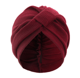 Darrahopens Occasions > Costumes > Costumes & Accessories Wine Red 3 Pack Women's Cotton Waffle Knit Turban Headwrap - Thickened Indian Style Beanie Cap - One Size Fits All for Australian Daily Wear