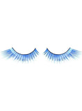 Darrahopens Occasions > Costumes > Costumes & Accessories Winged Blue False Eyelashes with Tinsel Highlights