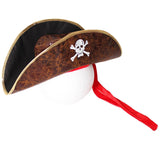 Darrahopens Occasions > Costumes Deluxe Pirate Hat Costume Party Accessory Jack Sparrow - Brown
